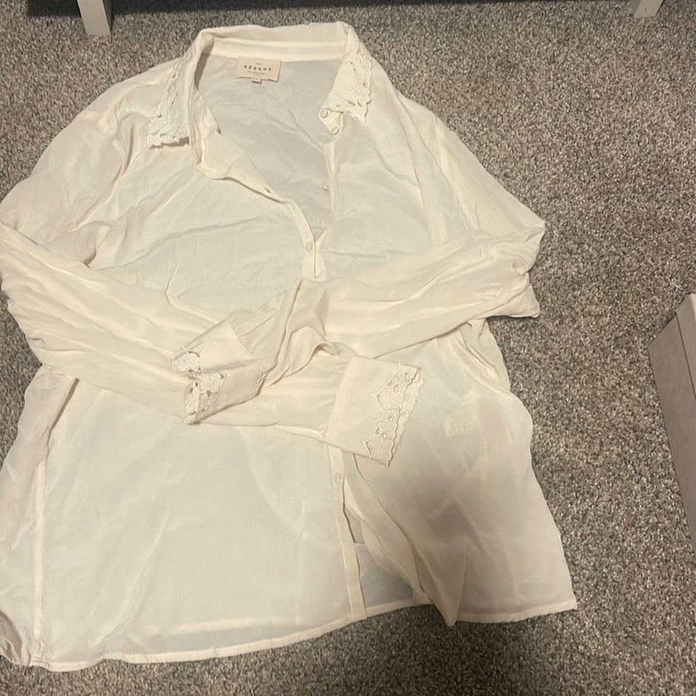 Sezane silk Blouse